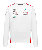 メルセデス AMG ペトロナス F1チーム ロングスリーブ Tシャツ ホワイト 2023 /TM-W…