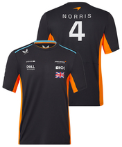 【50％オフセール】マクラーレン F1 チーム ランド・ノリス ドライバー Tシャツ グレー 2023…