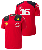 【50％オフセール】PUMA スクーデリア フェラーリ チーム シャルル・ルクレール ドライバー Tシャツ 2023 /…
