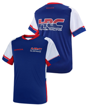 HRC Honda RACING オフィシャル レーシング Tシャツ ネイビー…