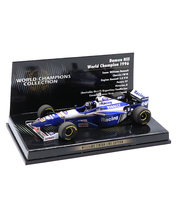 ミニチャンプス 1/43スケール ウィリアムズ ルノー FW18 デイモン・ヒル 1996年 ワールドチャンピオン ウェ…