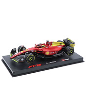 ブラゴ 1/43スケール フェラーリ F1-75 シャルル・ルクレール 2022年 イタリアGP フェラーリ創立75周年…