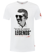 マネーグラム ハース F1 チーム レジェンド Tシャツ ホワイト 2023　…