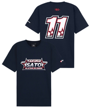 佐藤琢磨 TS 応援 Tシャツ ネイビー 2023