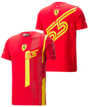 PUMA スクーデリア フェラーリ チーム カルロス・サインツ スペインGP ドライバー Tシャツ 2023 /TM-W…