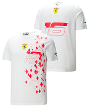 PUMA スクーデリア フェラーリ チーム シャルル・ルクレール モナコGP ドライバー Tシャツ 2023 /TM-W…