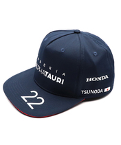 【HONDAロゴ入り】スクーデリア アルファタウリ チーム 日本限定 角田裕毅 ドライバーキャップ 2023 /JPL…