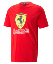 【50％オフセール】PUMA フェラーリ SF レース ヘリテージ ビッグシールド Tシャツ レッド 23SS / LS…