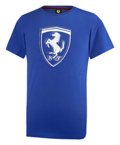 【50％オフセール】PUMA フェラーリ SF レース トーナル ビッグシールド Tシャツ ブルー 22SS / LS-…