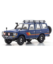 京商 1/18スケール トヨタ ランドクルーザー 60 オプションパーツ付き ブルー…