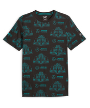 PUMA メルセデス AMG ペトロナス F1 チーム AOP ロゴ Tシャツ 23FW/LS-W…