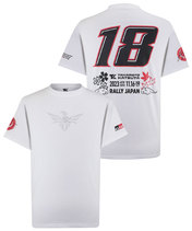 勝田貴元 TK ラリージャパン限定 Tシャツ 2023 ホワイト /TGR_WRC…