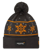 マクラーレン F1 チーム NewEra スノーフレーク ビーニー グレー /xmas…