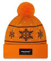 マクラーレン F1 チーム NewEra スノーフレーク ビーニー オレンジ /xmas…