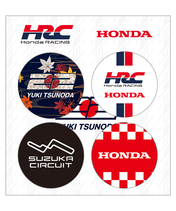 角田裕毅 x HRC Honda RACING コラボ 缶バッヂ セット  2024…
