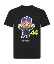 メルセデス AMG ペトロナス F1チーム FW キッズサイズ ルイス・ハミルトン キャラクター Tシャツ /FN-W…