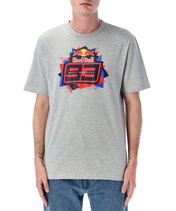 【50%オフセール】マルク・マルケス MM93 レッドブル フロントロゴ Tシャツ グレー…