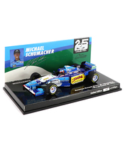 ミニチャンプス 1/43スケール ベネトン ルノー B195 ミハエル・シューマッハー 1995年 フランスGP 優勝…