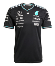 【オーセンティック】メルセデス AMG ペトロナス F1 チーム ドライバー Tシャツ ブラック 2025 /アディダス…