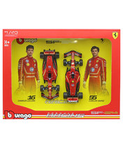 ブラゴ 1/43スケール フェラーリ SF-24 #16 ルクレール #55 サインツ 2台セット /24f1m…