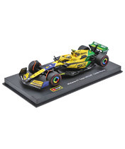 ブラゴ 1/43スケール マクラーレン F1 チーム MCL38 ランド･ノリス 2024年 モナコGP（ドライバー付属…