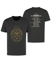 マックス・フェルスタッペン 2024年 ワールドチャンピオン記念 Tシャツ グレー…