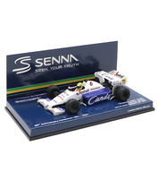 ミニチャンプス 1/43スケール トールマン ハート TG184 アイルトン・セナ 1984年 モナコGP 2位入賞 ウ…