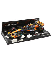 ミニチャンプス 1/43スケール マクラーレン F1 チーム MCL38 オスカー・ピアストリ 2024年 エミリア・ロ…