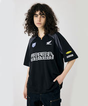 ホンダ MOUSSY HONDA RACING ゲームシャツ ブラック