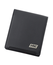 HRC Honda RACING x ノイインテレッセ LF 二つ折り財布(外BOX小銭入れ付き札入) ブラックxブラッ…