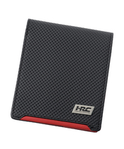HRC Honda RACING x ノイインテレッセ LF 二つ折り財布(外BOX小銭入れ付き札入) ブラックxレッド…