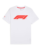 PUMA FORMULA 1 ロゴ Tシャツ ホワイト 2025
