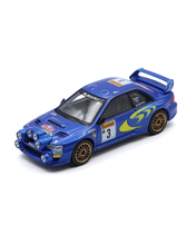 MINIGT 1/64スケール スバル インプレッサ WRC97 モンテカルロラリー 1998 3位入賞車 #3(左ハン…
