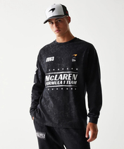 マクラーレン F1チーム NewEra ロングスリーブ レーシングTシャツ ブラック…