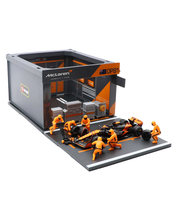 ブラゴ 1/43スケール マクラーレン F1 MCL38  オスカー・ピアストリ ジオラマ ピットストップセット…