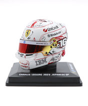 ルックスマート 1/5スケール シャルル・ルクレール 2025年 日本GP F1参戦150戦目 フェラーリ ヘルメット …