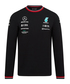 メルセデスAMGペトロナス F1チーム ロングスリーブ Tシャツ ブラック 2022 /TM-W