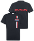 HRC Honda RACING オフィシャル Tシャツ ブラック