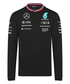 メルセデス AMG ペトロナス F1 チーム  ロングスリーブ Tシャツ ブラック 2024 /TM-W画像サブ