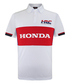 HRC Honda RACING ラグラン ポロシャツ Redline ホワイト画像サブ
