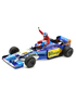 ミニチャンプス 1/18スケール ベネトン ルノー B195 ミハエル・シューマッハ 1995年 カナダGP ライドオン ジャン・アレジ フィギュア付 /msl