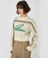 【30%オフセール】ホンダ HRC MOUSSY JACQUARD ニットトップス アイボリー画像サブ