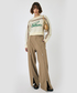 【30%オフセール】ホンダ HRC MOUSSY JACQUARD ニットトップス アイボリー画像サブ