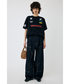 ホンダ MOUSSY HONDA RACING BIG Tシャツ ブラック画像サブ