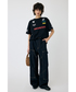 ホンダ MOUSSY HONDA RACING BIG Tシャツ ブラック画像サブ