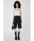 ホンダ MOUSSY HONDA RHINESTONE Tシャツ ホワイト画像サブ
