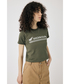 ホンダ MOUSSY HONDA RHINESTONE Tシャツ カーキ画像サブ