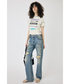 ホンダ MOUSSY HONDA RACING TINY Tシャツ ホワイト画像サブ