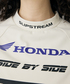 ホンダ MOUSSY HONDA RACING TINY Tシャツ ホワイト画像サブ