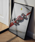 【額装済み】フェラーリ SF-25 – スクーデリア フェラーリ HP F1™ Team ポスター画像サブ